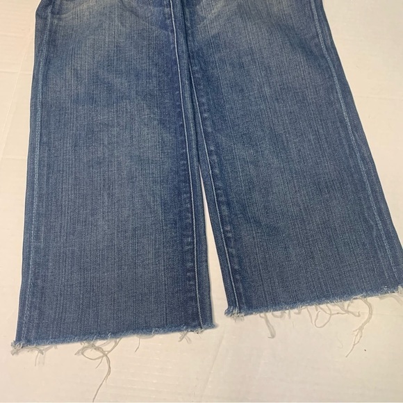 7 For All Mankind Distressed Straight Leg Jeans Size 29 - Picture 9 of 11